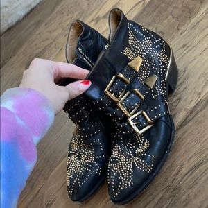 studded Chloe boots